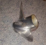 Mercury Marine Laser Ll Prop. Fixed Price $250.00.