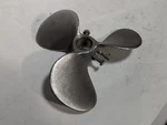 8.5" Mixing Propeller, 3 Blades, Steel, Two Set Bolts With Hex Heads. Fixed Price $69.99.