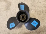 Aluminum 11.1" X 13P Solas Amita Prop, 3311-111-13, Yamaha Spline, P11018. Fixed Price $48.00.