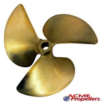 Acme 13.25 X 15 Inboard Propeller Left Hand Nibral Cupped 1" Bore Blade #1443. Fixed Price $705.00.