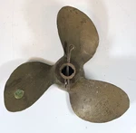 Michigan Brass Blade Vintage Boat Propeller Smc 52 9-1/2" X For 3/4 Sha. Fixed Price $60.00.