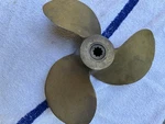 Mercury Propeller, Bronze, Mark 20-25-30, Michigan, Amc 507, 9-1/2 DIAX10 Pitch. Fixed Price $35.00.