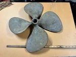 17 X 15 Rh Columbian Tetradyne 4 Blade Boat Propeller Brass Bronze? Used Ship. Fixed Price $749.00.