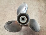 Counter 13 1/4" X 15P Honda Ss Propeller, 08M60-ZW7-B00, Mercury Yamaha, P6036. Fixed Price $200.00.