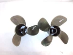 Mercury Quicksilver Dual Propeller Set 26P 4 5/8" Hub 27 Spline Fwd 19 Aft. Fixed Price $400.00.