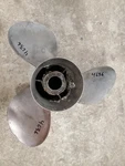 13 3/4" X 21P Quicksilver Ss Propeller, 48-16318-21, Flo Torq, Vengeance, P4636. Fixed Price $134.00.