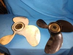 Vintage Omc 307211 14 385955 Boat Propellers Aluminum. Fixed Price $20.00.