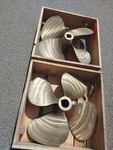 Michigan Wheel Federal Propellers X-400 Nibral 27 33 Bore 2-1/2" #5 Cup Set. Fixed Price $6500.00.