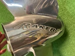 Omc Raker Ii Stainless Steel Prop V6 14.5 X Rh - Part #0177266 Used Once. Fixed Price $400.00.