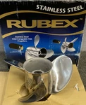 New Genuine Solas 9581-138-21 Propeller Rubex Blade Rh 13-3/4"D 21" Pitch Ss. Fixed Price $342.50.
