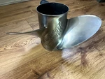 Stainless Steel Mercury Quicksilver Laser Ii (4816546A41) Propeller (21" Pitch). Fixed Price $240.00.