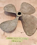 Michigan Wheel Nibral 23X25 4 Blade Rh Propeller 1.75 Bore. Fixed Price $1499.99.