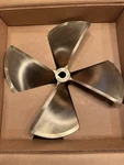 Acme 3337 16 X 15 4- Blade Inboard Propeller Left Hand Nibral 1/8" Bore. Fixed Price $750.00.