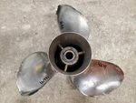14 1/2" X 17P Quicksilver Ss Prop, 48-79794-17, Mercury Yamaha Honda Suz., P4641. Fixed Price $28.00.