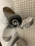 Mercury Mirage Stainless Steel Propeller 15 1/4" X 19P 48-13700 Rh. Fixed Price $400.00.