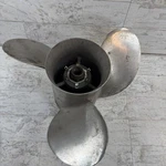 13 1/2" X 25P Quicksilver Propeller Stainless Steel Pn 48-79796 (2528). Fixed Price $108.00.