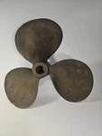 Vintage Brass Owens Flagships Right Hand C3131R Boat Propeller 12" X 3/4" Shaft. Fixed Price $95.95.