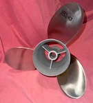 Quicksilver Mirage 14.75 X 21 Solid Hub Left Hand Stainless Steel Prop (183-23). Fixed Price $325.00.