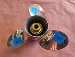 New 1/8" X 12P Stiletto Triad 3.0 Series Ss Prop, B 13312, Spline, P11081. Fixed Price $229.00.