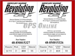 Mercury Revolution 4 Propeller 23" Pitch Rh & Lh Set 8M0151327 8M0151326- New. Fixed Price $1794.00.