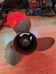 10X15 14 Spline Omc 3 Blade Stainless Steel Propeller. Fixed Price $150.00.