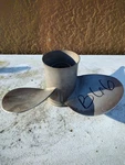 Mercury Quicksilver Stainless Steel Propeller 9 Pitch Rh 13 Spline B66. Fixed Price $100.00.