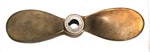 Very Nice Brass Bronze Martec Sailboat Propeller RH13DX13PX1 Looks Like Nos. Fixed Price $79.99.