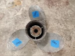 Aluminum 10 7/8" 11P Mercury Black Max Prop, 48-85632-11, 13 Spline, P5867. Fixed Price $17.00.