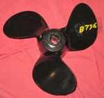 Wheel PJ-50 12 1/8 X 14 Aluminum Propeller Evinrude 50-75 Hp 1958 68 (B736. Fixed Price $75.00.