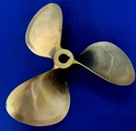 Michigan Dyna Jet Bronze 12" Diameter 14 Pitch Left Inch. Fixed Price $425.00.