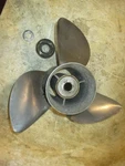 Yamaha 150HP Stroke Outboard Stainless Steel Propeller 13 3/4 X 17-M2. Fixed Price $125.00.