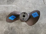 Bronze Blade 10 1/2" X 12P Quicksilver Prop, 48-22636A2-12, Merc 11 Spl, P7604. Fixed Price $34.00.