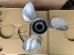 Suzuki Stainless Steel Propeller #990C0-0090F-27P Front Used. Fixed Price $289.00.