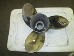 Mercury Mirage Plus Counter Stainless Propeller (48-90159) (17P) No Hub #113. Fixed Price $200.00.