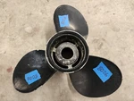Aluminum 13 3/4" 15P Mercury Black Max Propeller, 48-77342-15, Flo Torq, P8026. Fixed Price $42.00.