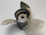 11004 Johnson Evinrude 13 X 19 Aluminum Propeller 40-140 Hp 6 Mo Wty. Fixed Price $45.00.