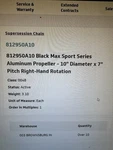 Mercury 48-812950A10 , X 7 Pitch Final Sale Nib Nos. Fixed Price $124.99.