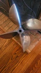 Mercury Cleaver Prop 18X32 4 Blade #6 Shaft 26 Spline.. Fixed Price $900.00.