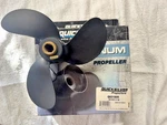 Quicksilver Black Aluminum 8 1/2 X Rh Prop Part # QA3190R. Fixed Price $75.00.