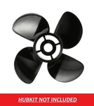 Quicksilver Nemesis 12.5 X 19 8M8027506 Aluminum Propeller For Johnson 90-140HP. Fixed Price $165.00.
