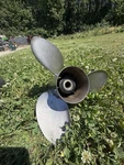 Michigan Wheel Rapture Stainless Steel Propeller 13-1/4 X 17 Spline Omc V4. Fixed Price $165.00.