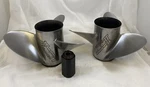 Quicksilver Laser Ii Stainless Steel Propellers, R/h & L/h 48-16547 A40 23P. Fixed Price $626.50.