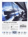 1945 Federal-mogul Marine Ad, Boat Motor Propellers, Equi-poise Prop, Detroit Mi. Fixed Price $12.95.