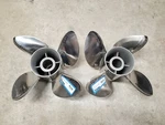 Pair Of Blade 14 1/2" 23P Evinrude Johnson Cyclone Ss Props, Tbx P5207 P5208. Fixed Price $645.00.