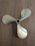 Bronze Boat Propeller 10 1/2 X 11 Michigan Wheel Company Grand Rapids. Fixed Price $125.00.