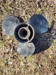 Mercury Quicksilver 1916100 Marine Boat 3 Blade Propeller Aluminum Used. Fixed Price $147.25.