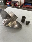 Mercury Mirage Plus 15 1/2 X 17P Stainless Propeller Part # 48-18278A45. Fixed Price $297.77.