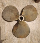 Columbian Bronze Blade Propeller D22/P13. Fixed Price $750.00.