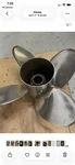 Trophy Large Hub 21P Mercury Rh Propeller. Fixed Price $400.00.