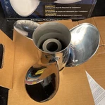 Michigan Wheel Apollo Hubless Stainless Steel Boat Propeller 10-3/4" X 12. Fixed Price $219.99.